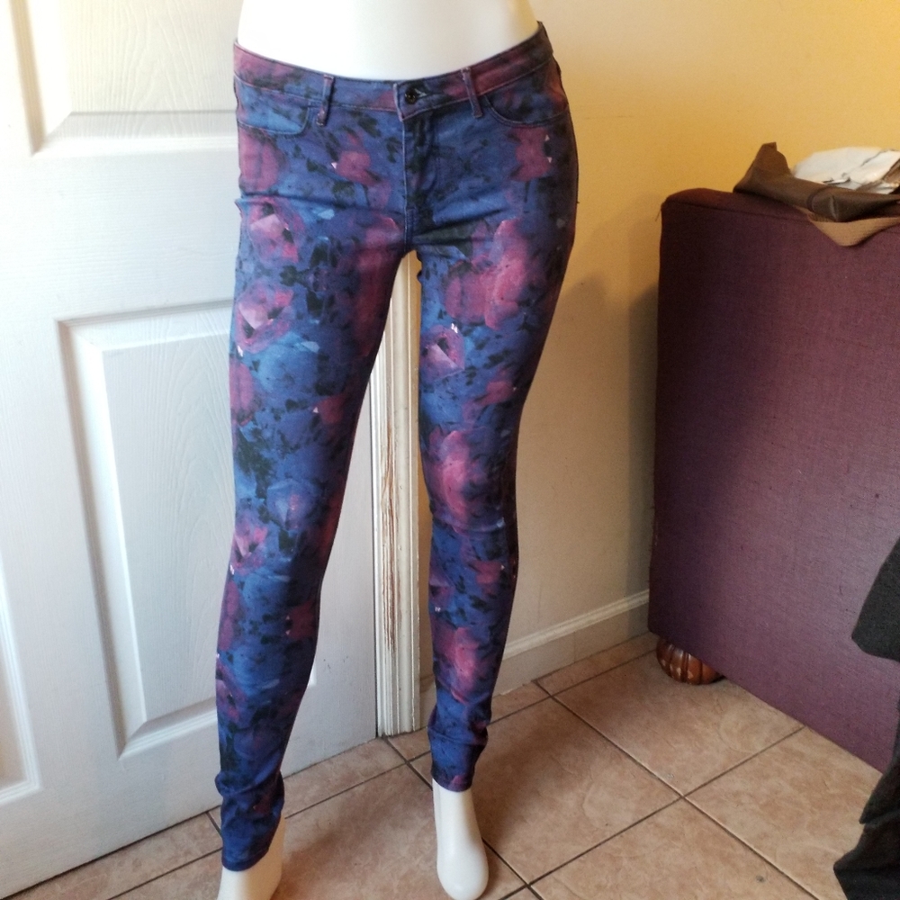 Levi's mid-rise stretch Galaxy amethyst jegging jeans 27